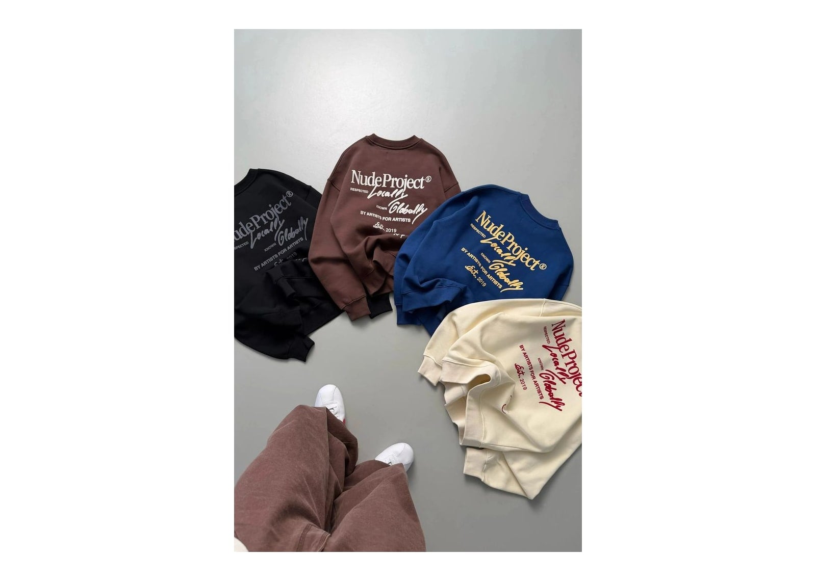 Nude Project Global Soon Sweatshirt Black - görsel 5