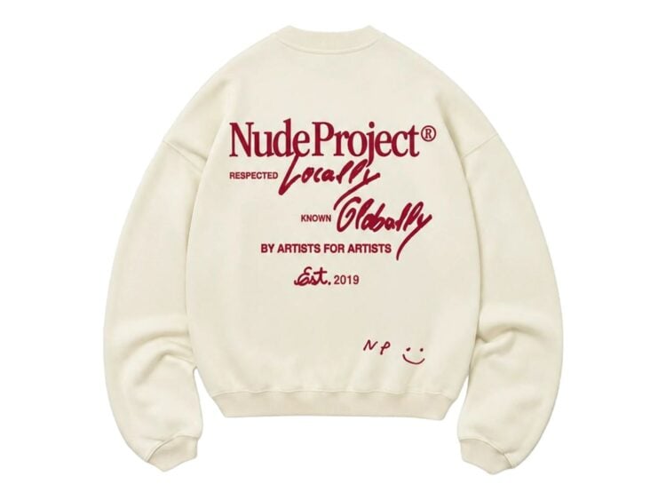 Nude Project Global Soon Sweatshirt Marshmallow