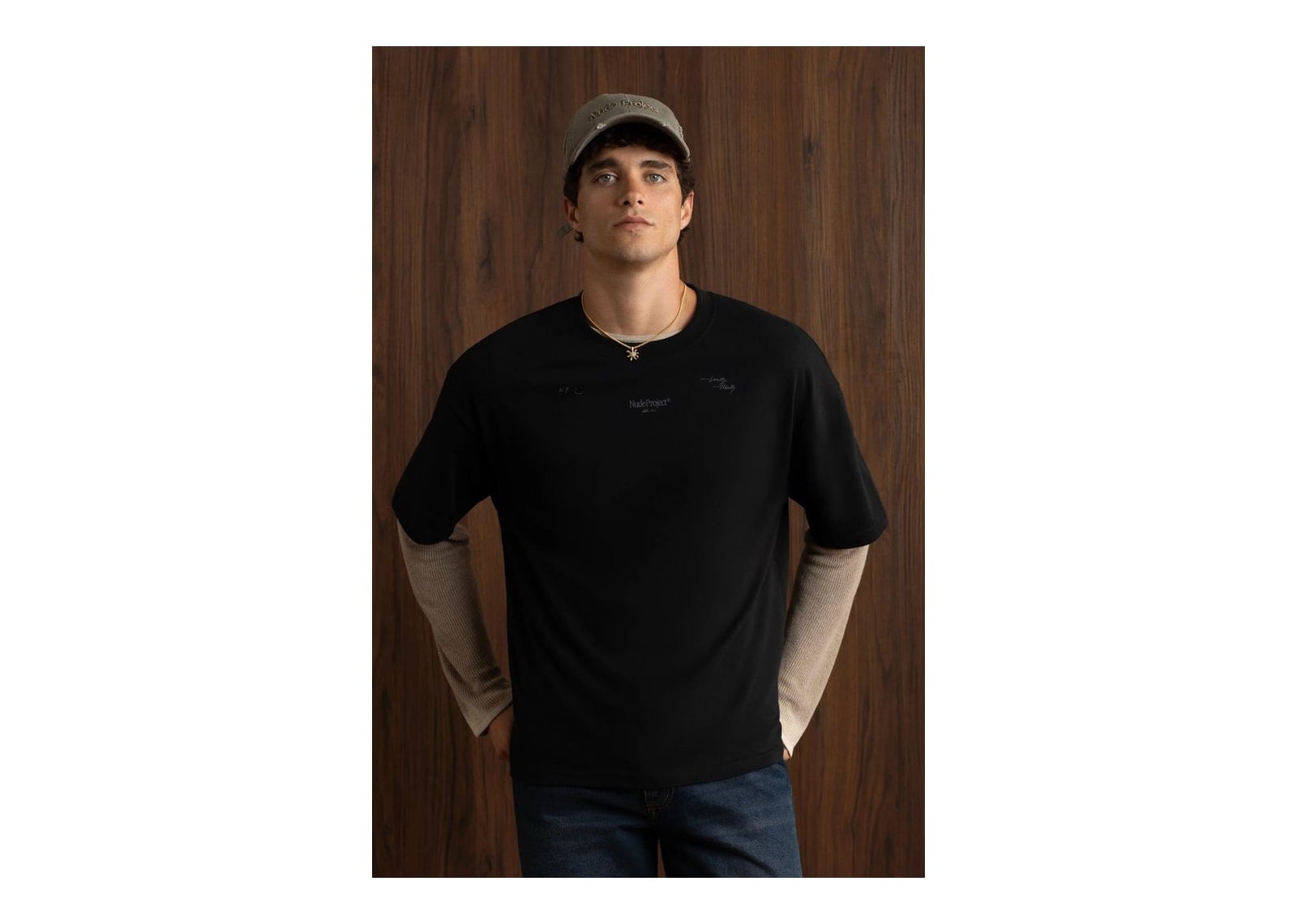 Nude Project Global Soon Tee Black - görsel 10