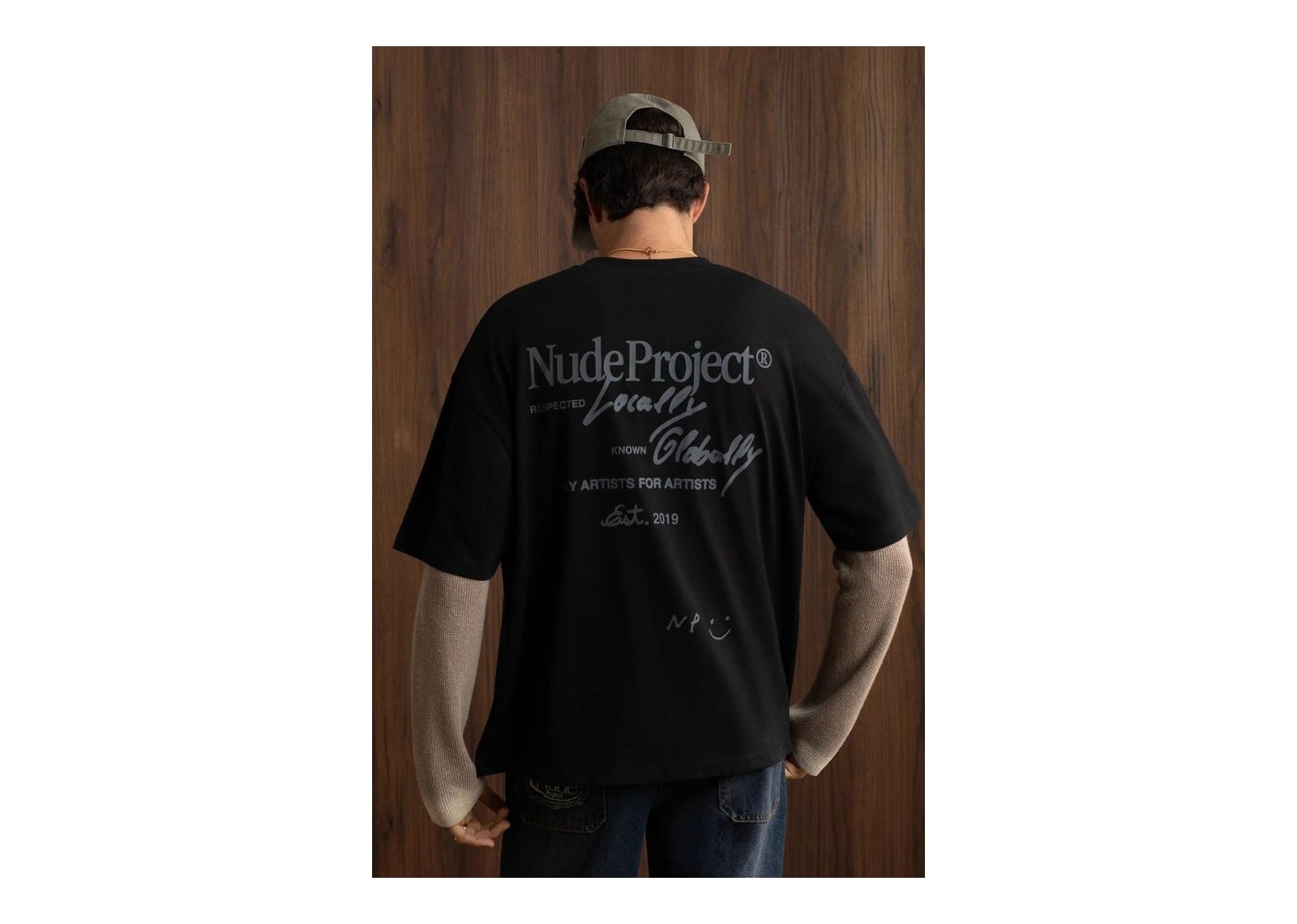 Nude Project Global Soon Tee Black - görsel 11