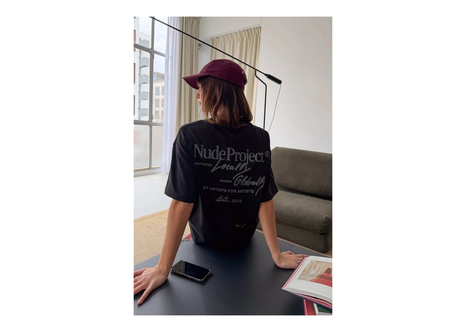 Nude Project Global Soon Tee Black - görsel 7