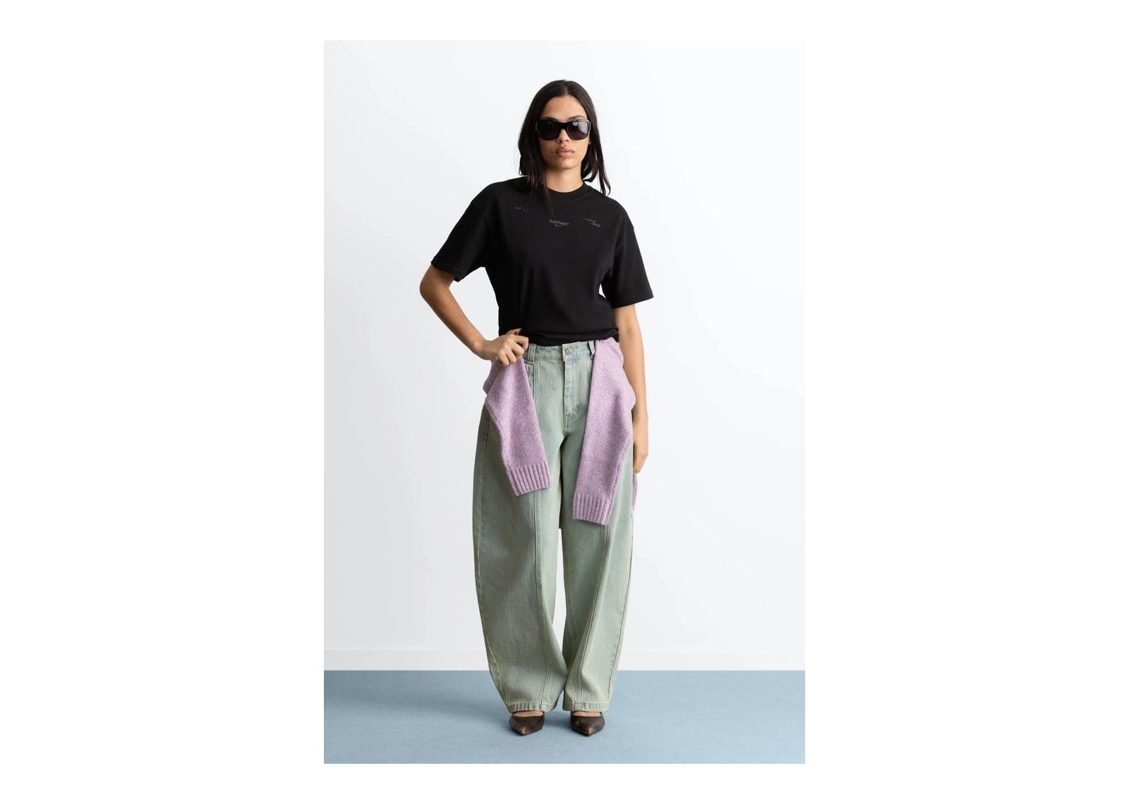Nude Project Global Soon Tee Black - görsel 8