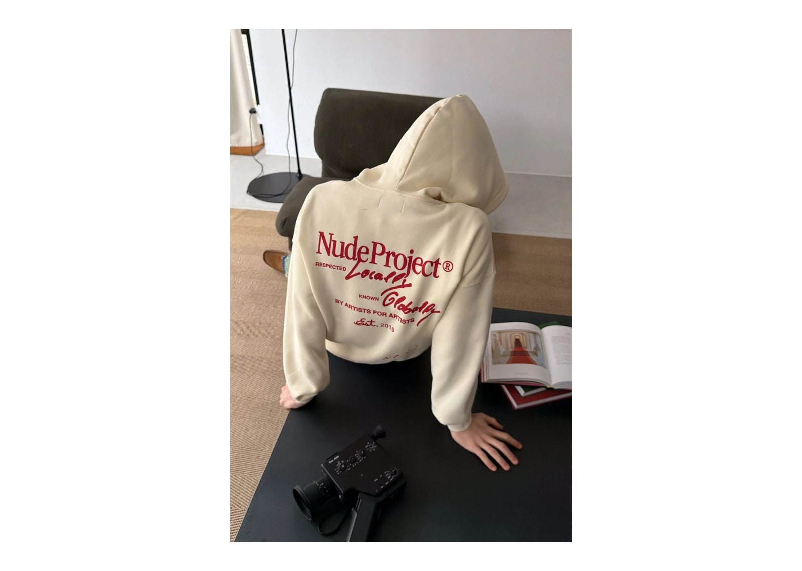 Nude Project Global Soon Zip-Up Hoodie Marshmallow - görsel 4
