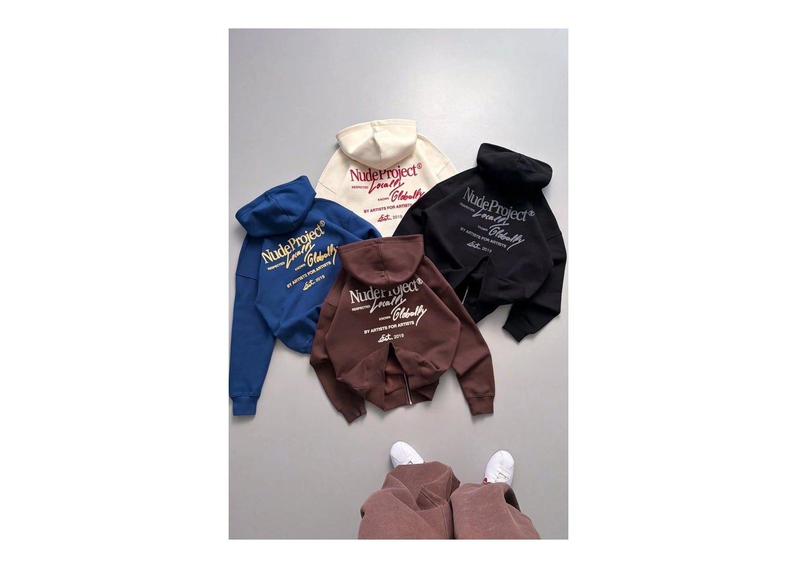 Nude Project Global Soon Zip-Up Hoodie Marshmallow - görsel 5