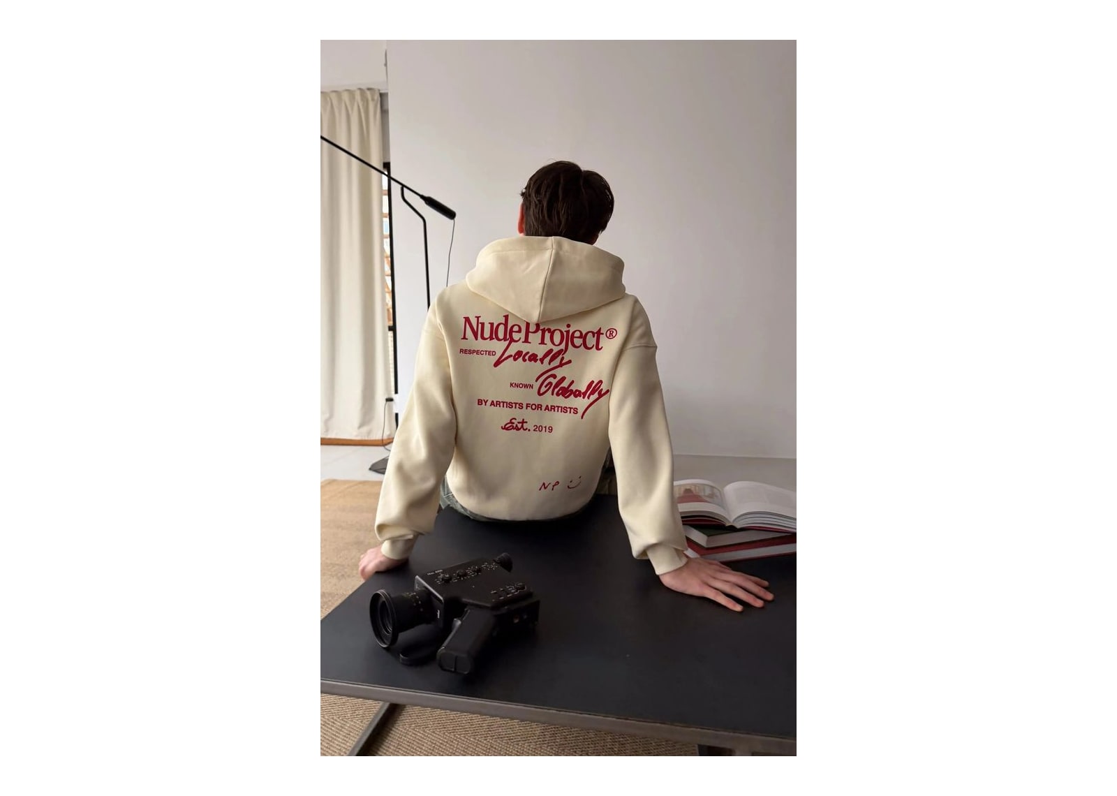 Nude Project Global Soon Zip-Up Hoodie Marshmallow - görsel 6