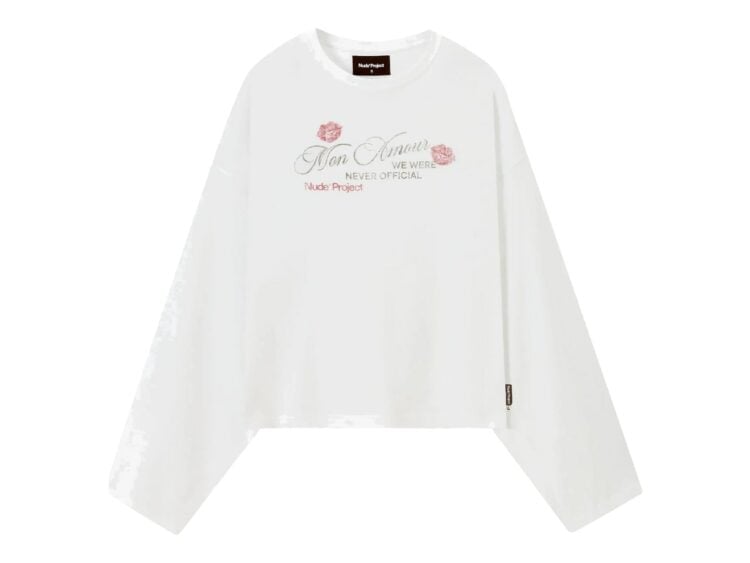 Nude Project Golborne Long-Sleeve Tee White