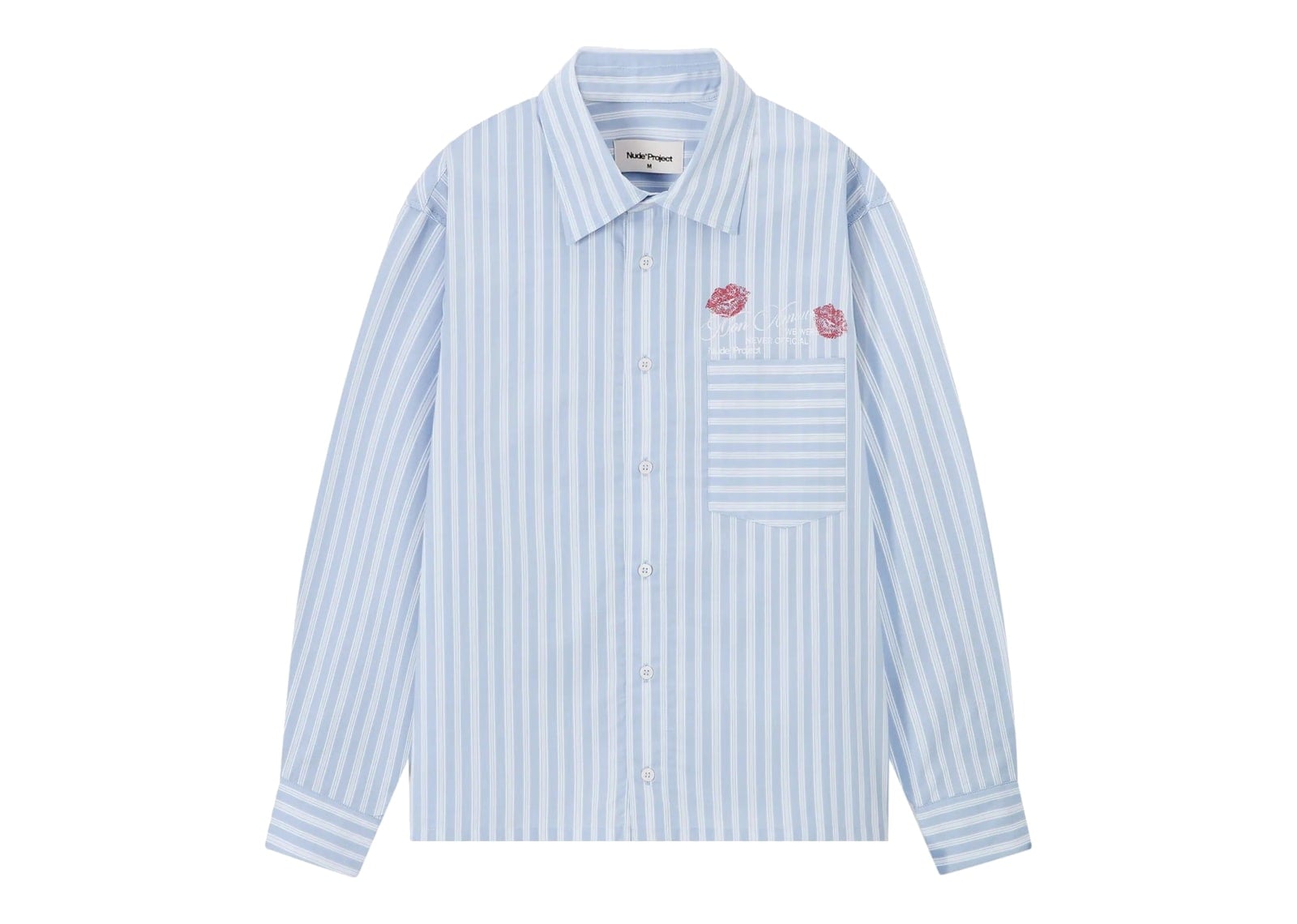 Nude Project Groucho Shirt Light Blue