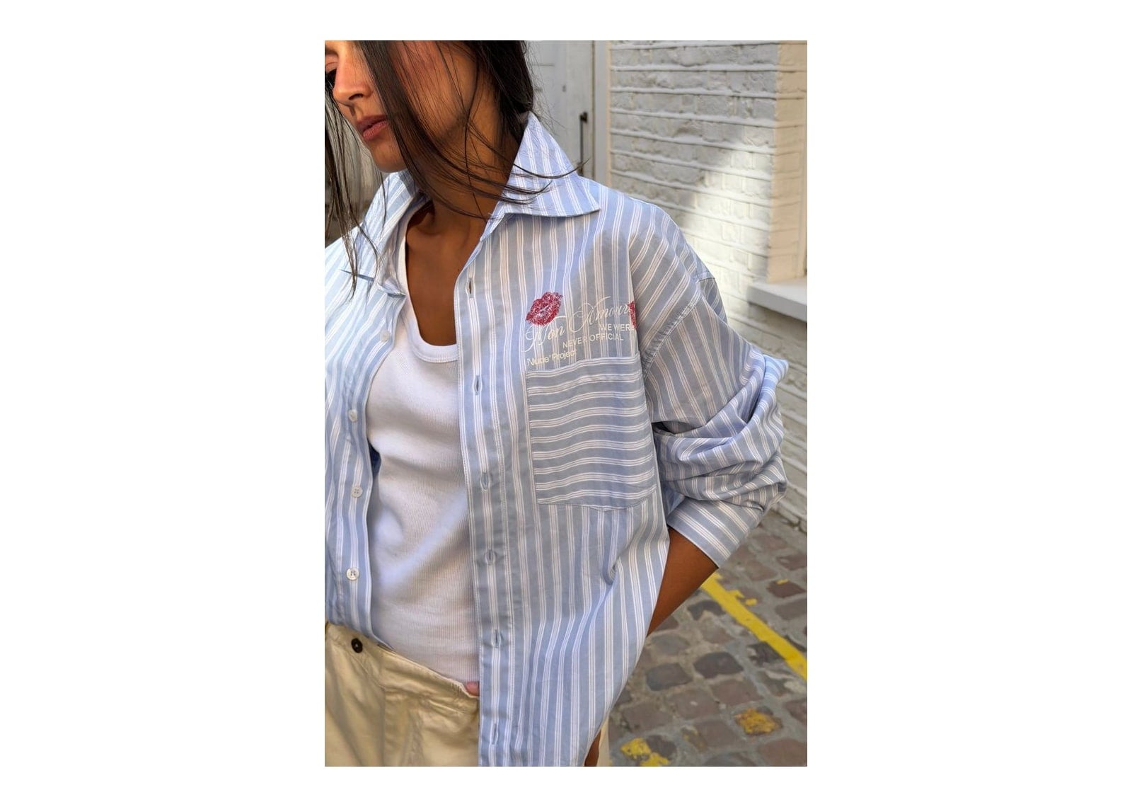 Nude Project Groucho Shirt Light Blue - görsel 2