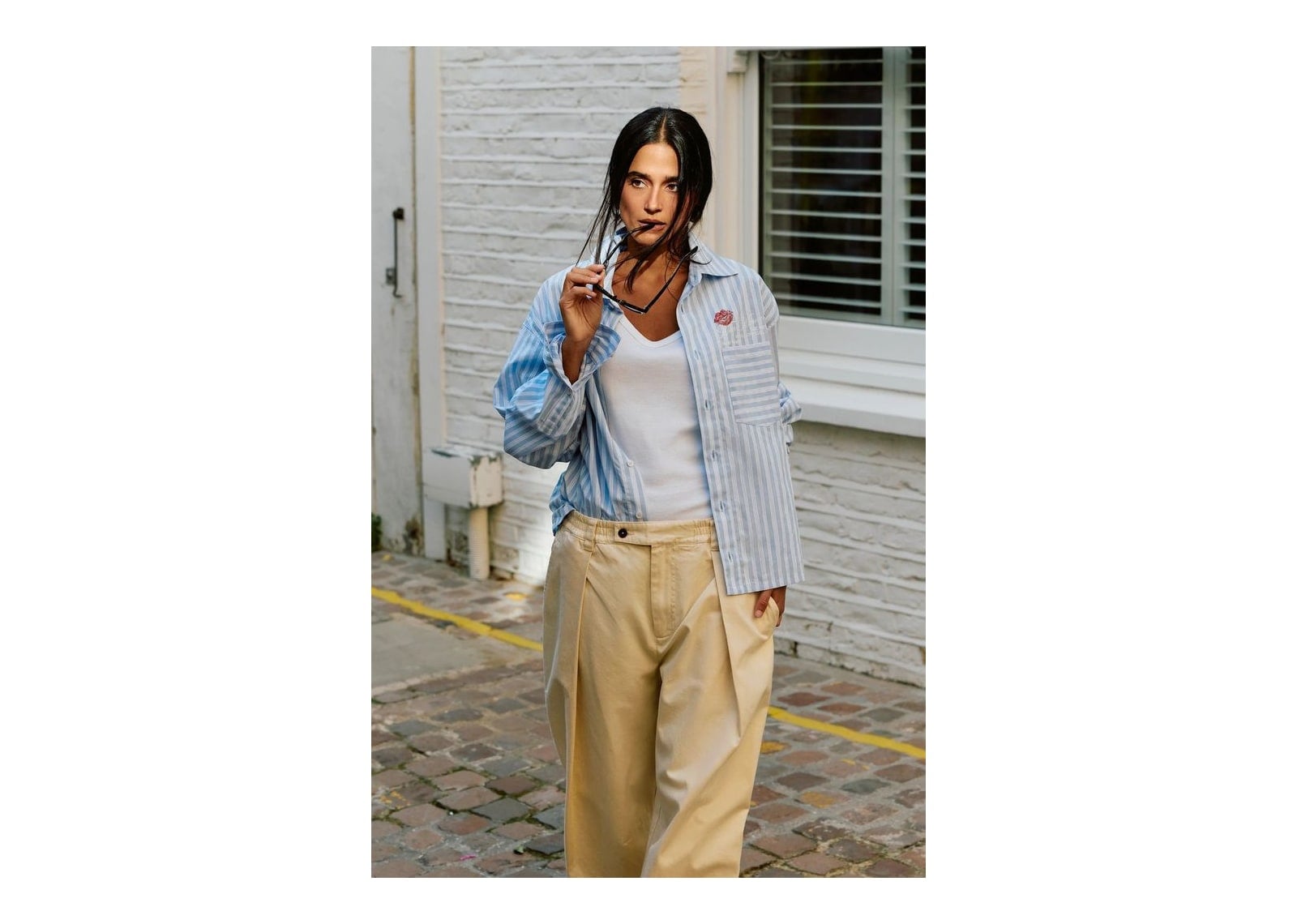 Nude Project Groucho Shirt Light Blue - görsel 4