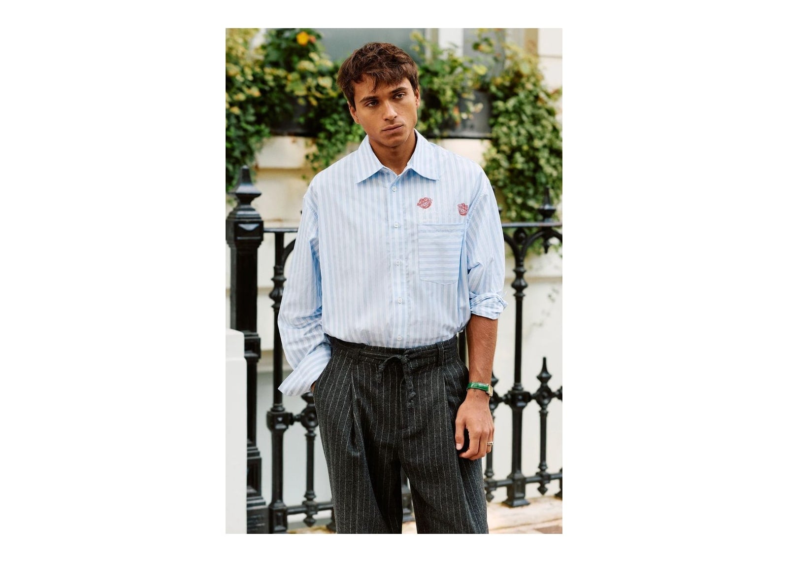 Nude Project Groucho Shirt Light Blue - görsel 6