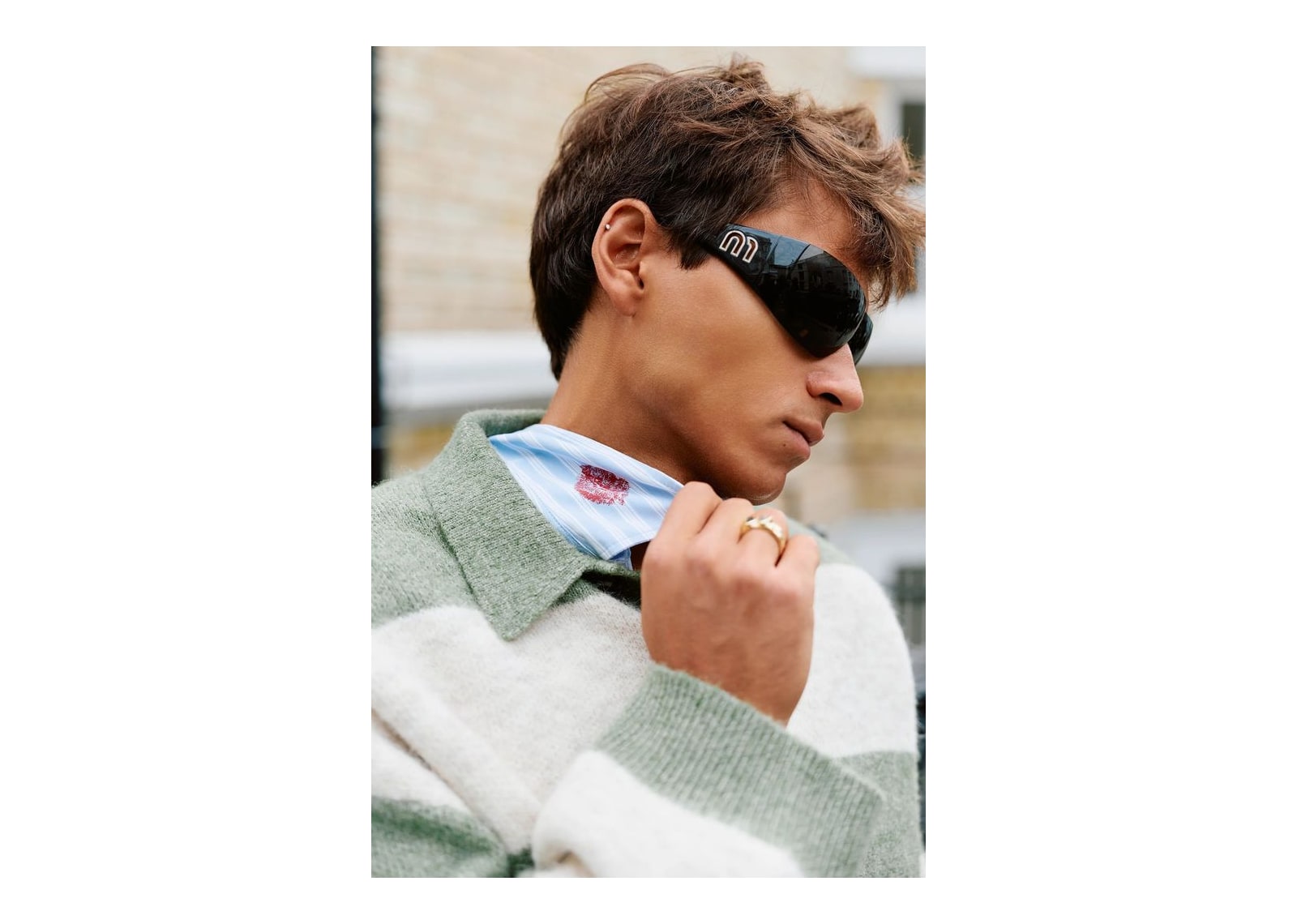 Nude Project Groucho Shirt Light Blue - görsel 8