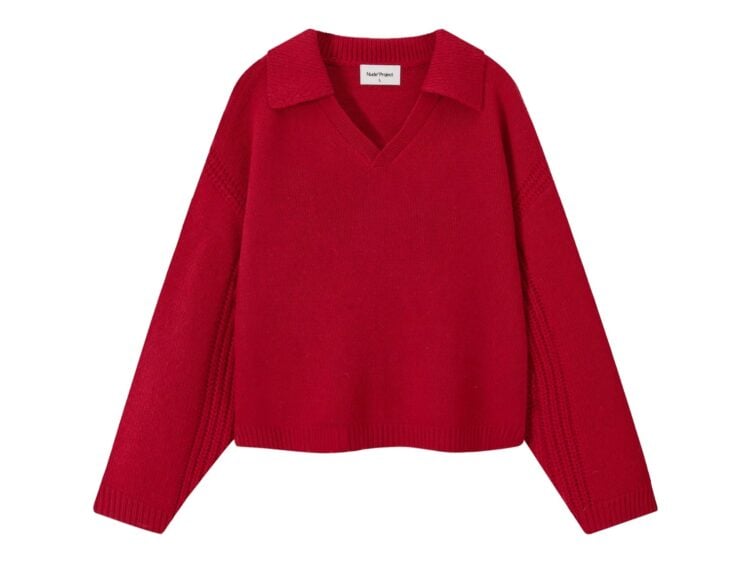 Nude Project Gunner Knit Sweater Red