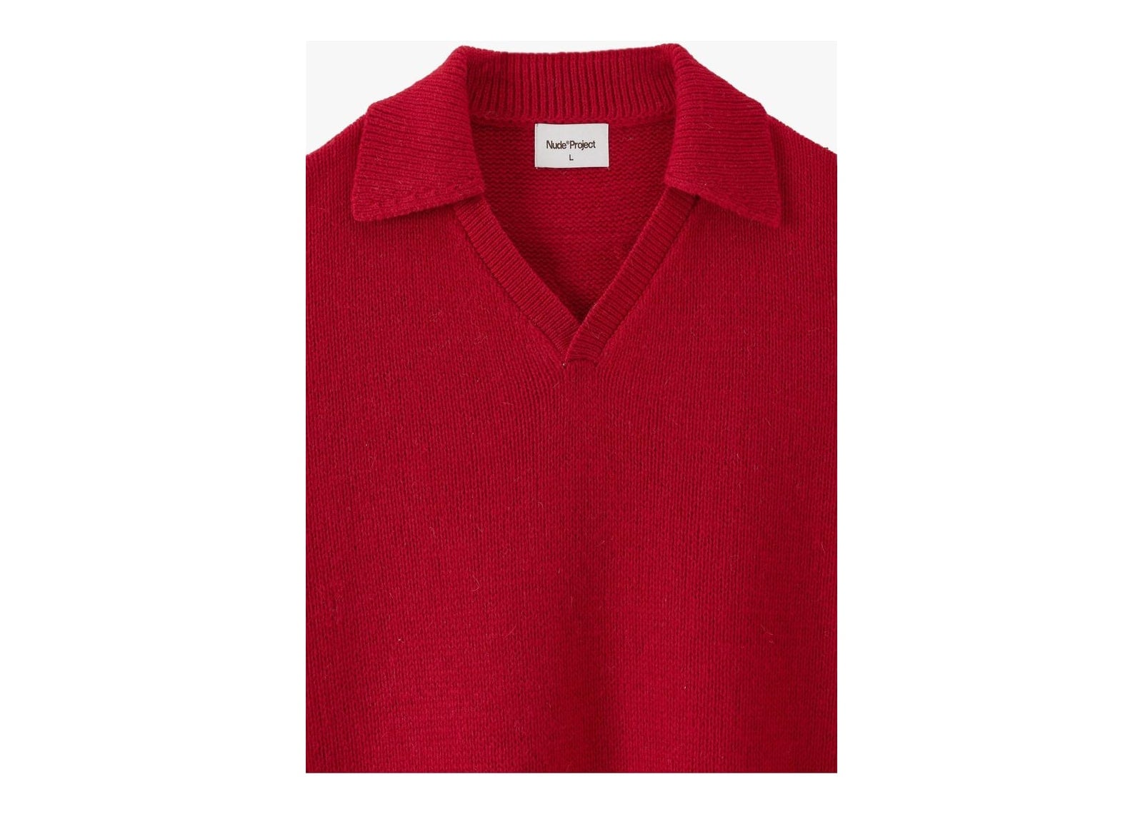 Nude Project Gunner Knit Sweater Red - görsel 11