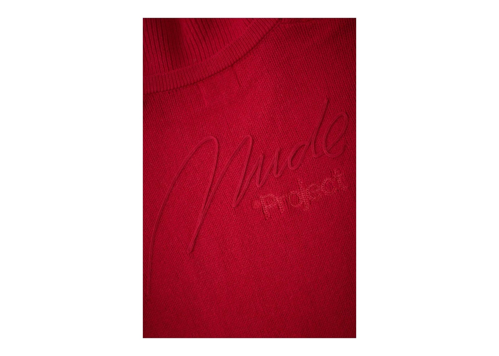 Nude Project Gunner Knit Sweater Red - görsel 12