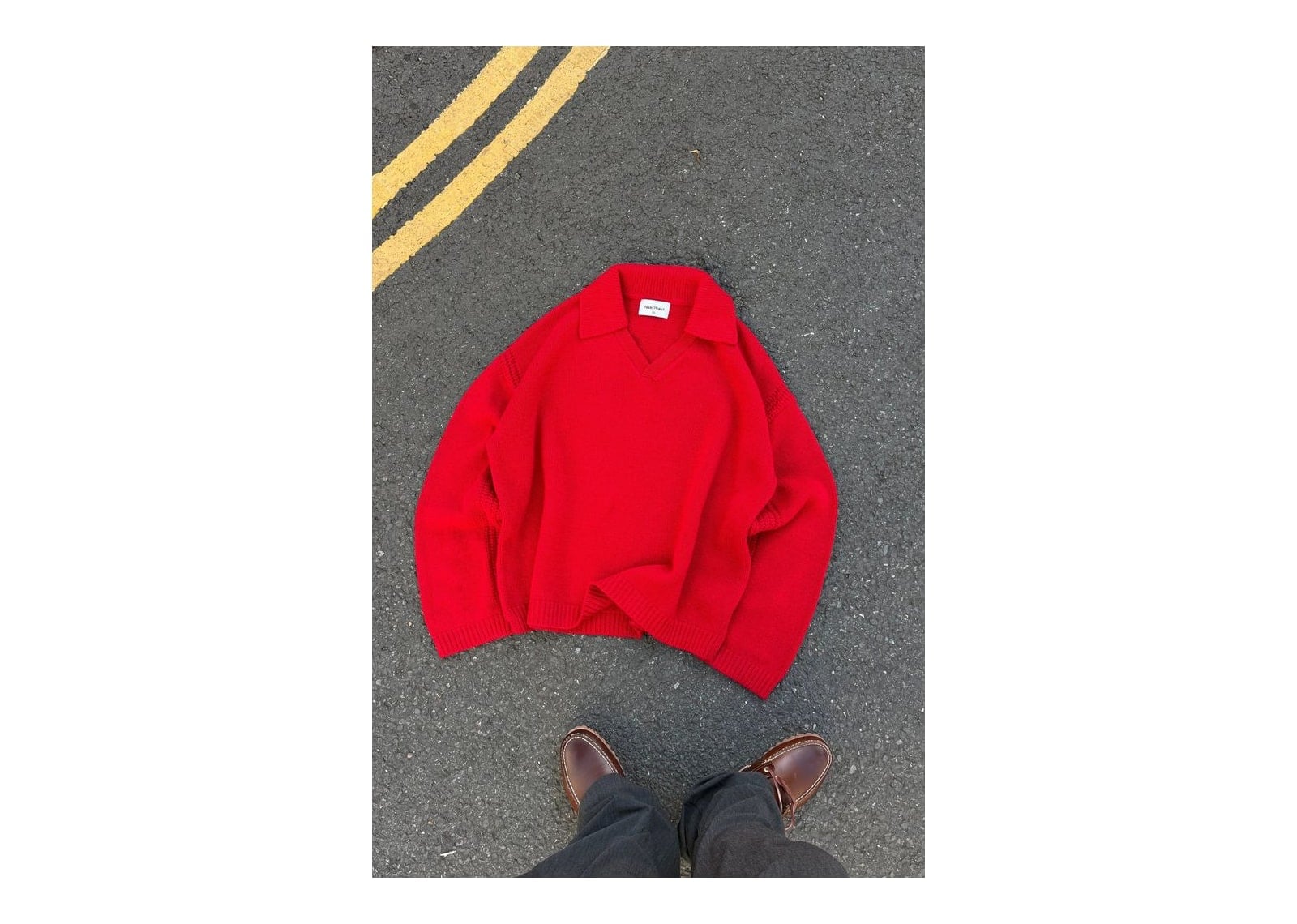 Nude Project Gunner Knit Sweater Red - görsel 13