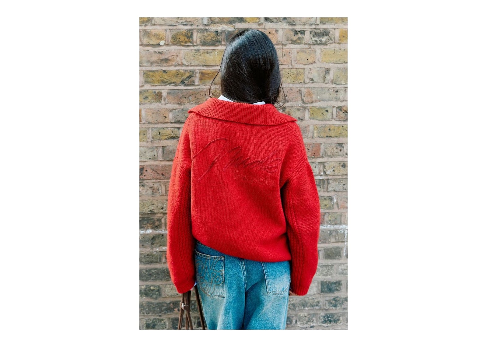 Nude Project Gunner Knit Sweater Red - görsel 7