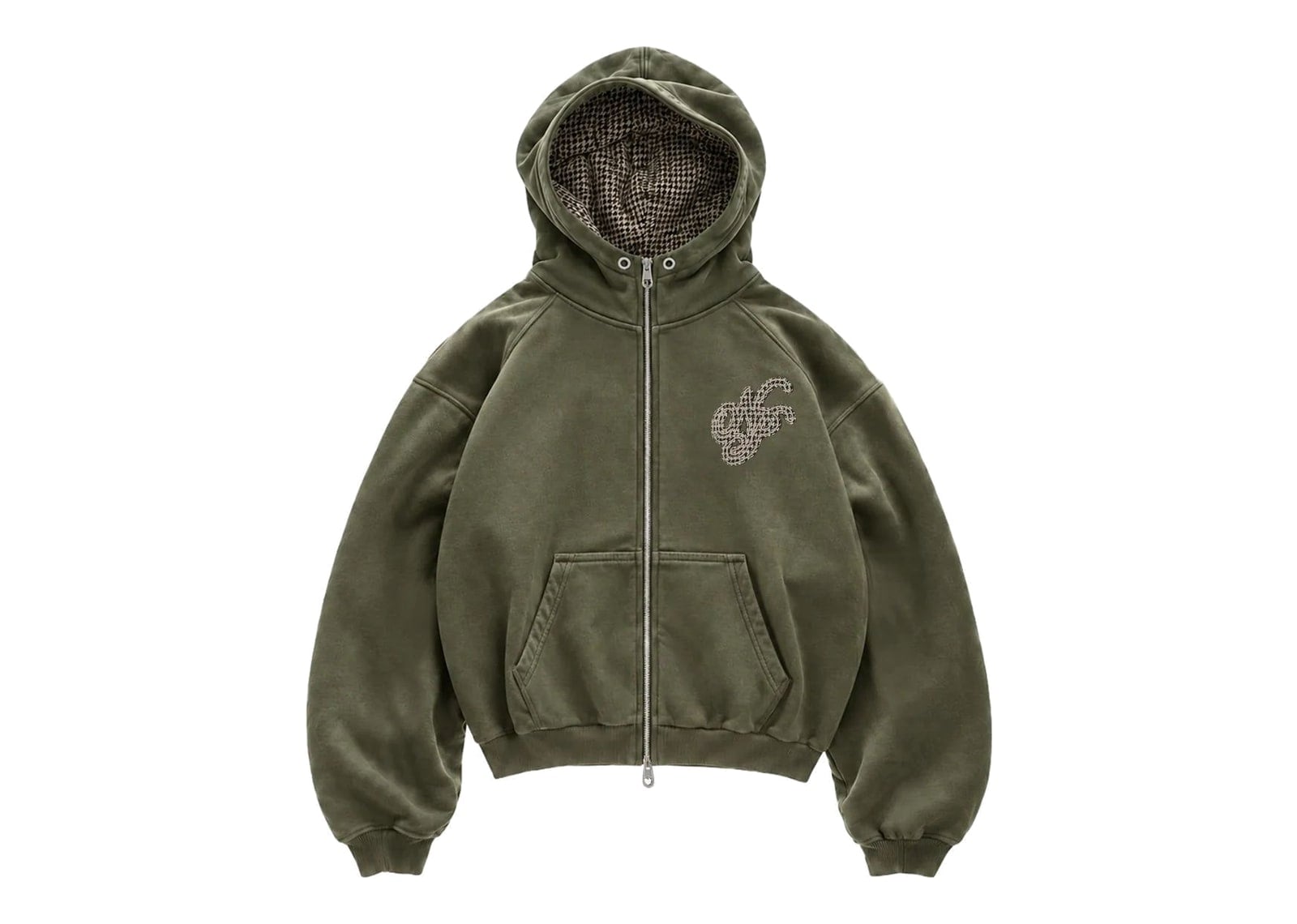 Nude Project Hammers Zip-Up Green