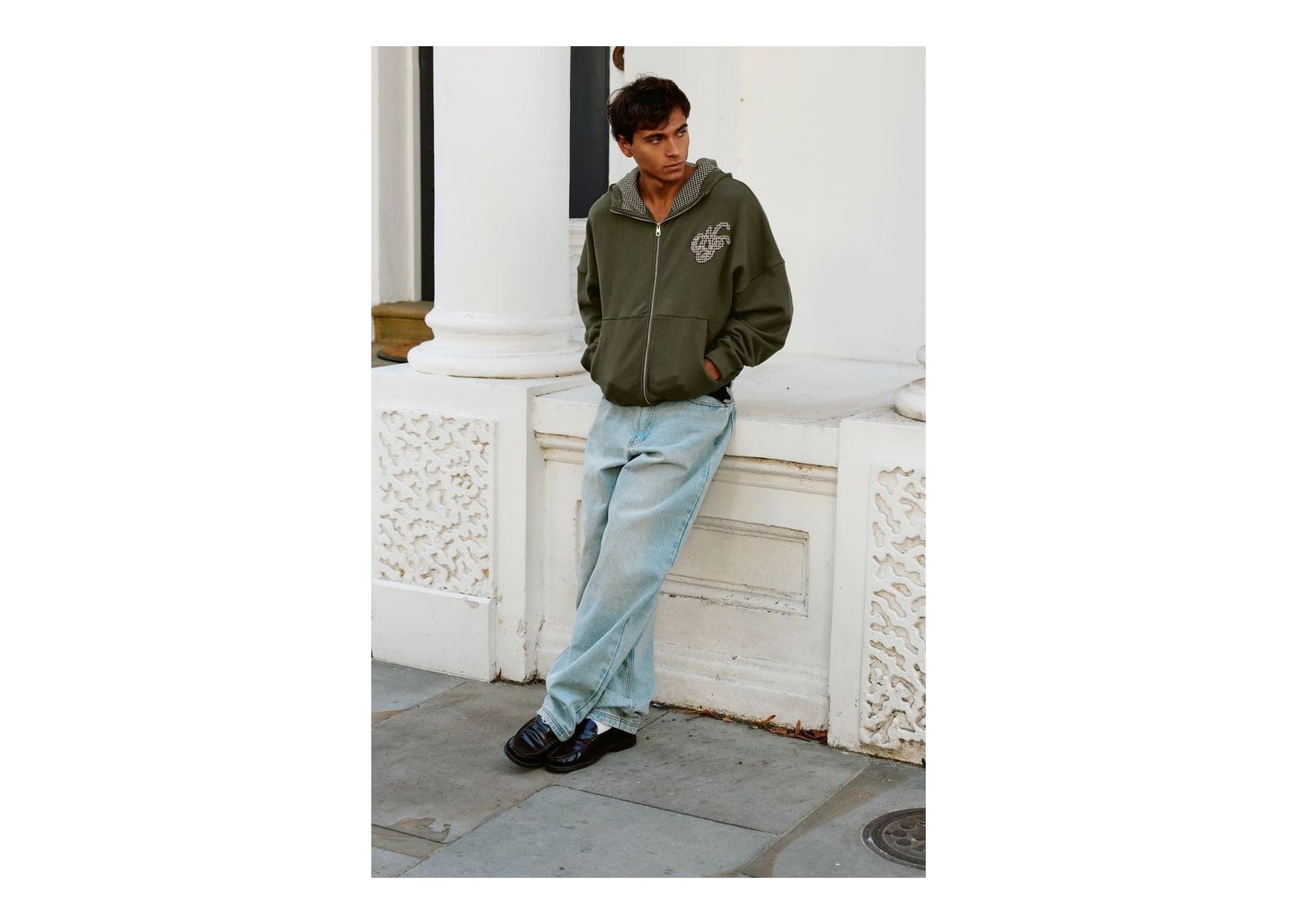 Nude Project Hammers Zip-Up Green - görsel 2