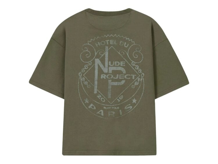 Nude Project Hotel Tee Khaki