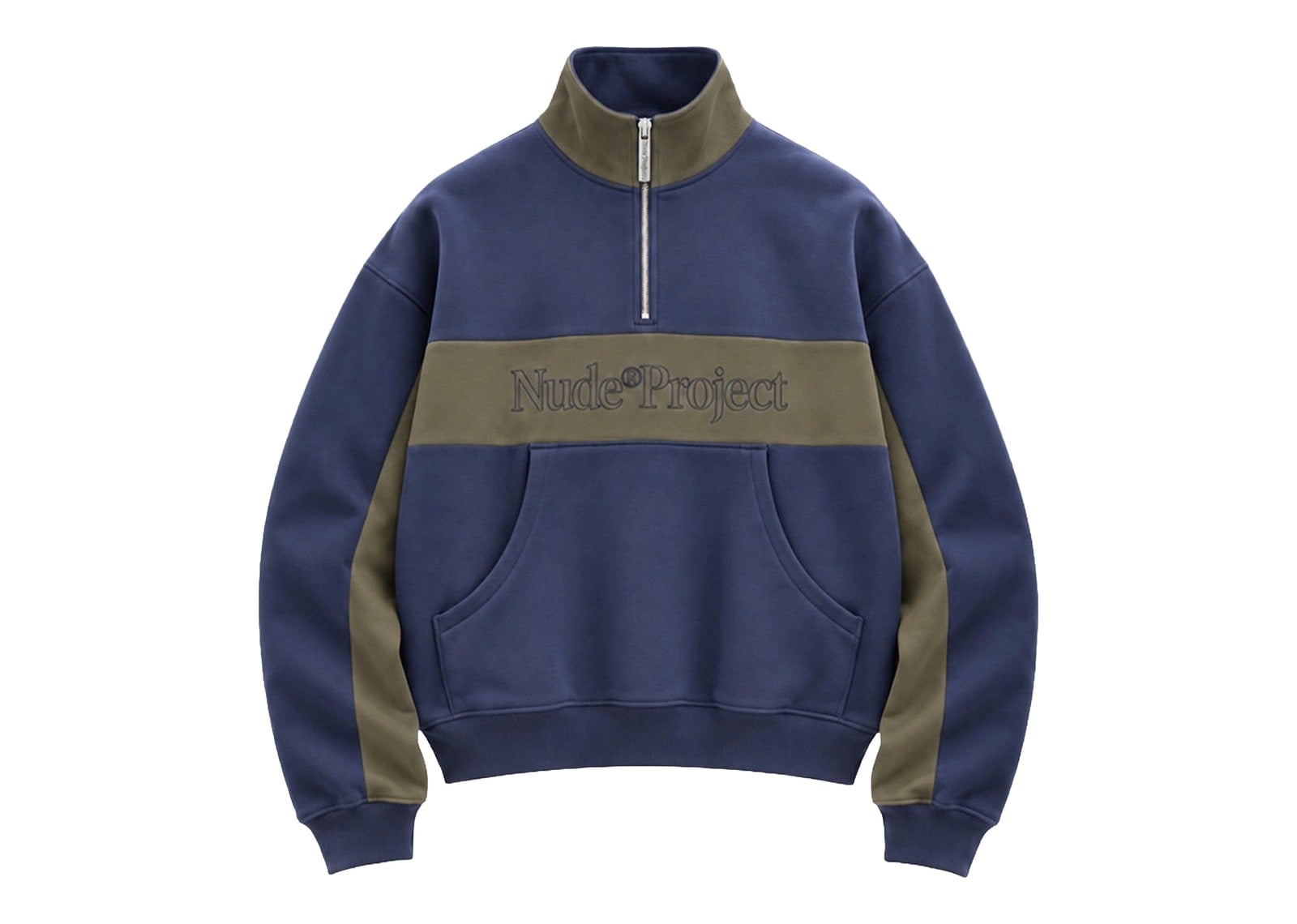 Nude Project Idol Quarter-Zip Navy