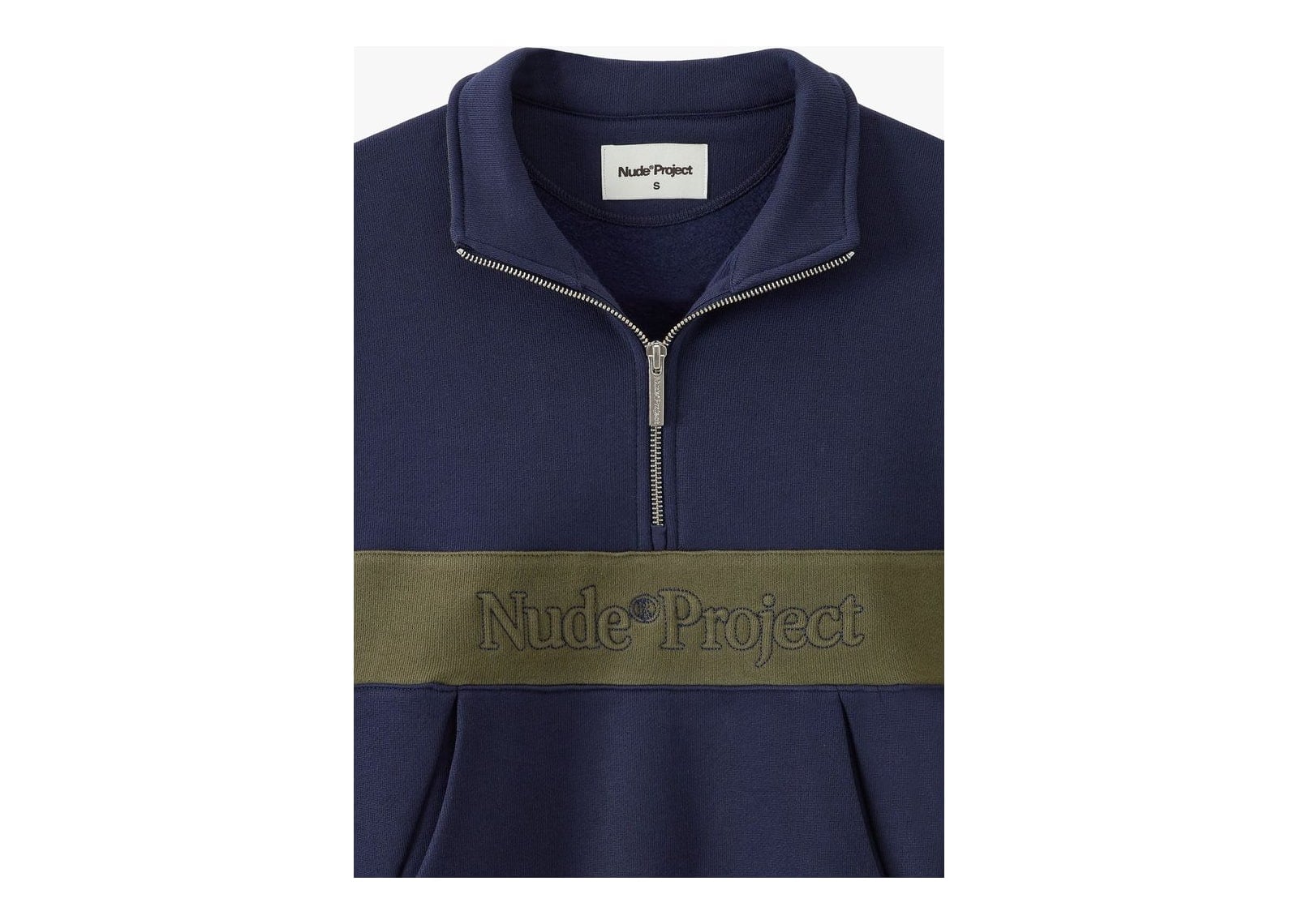 Nude Project Idol Quarter-Zip Navy - görsel 11