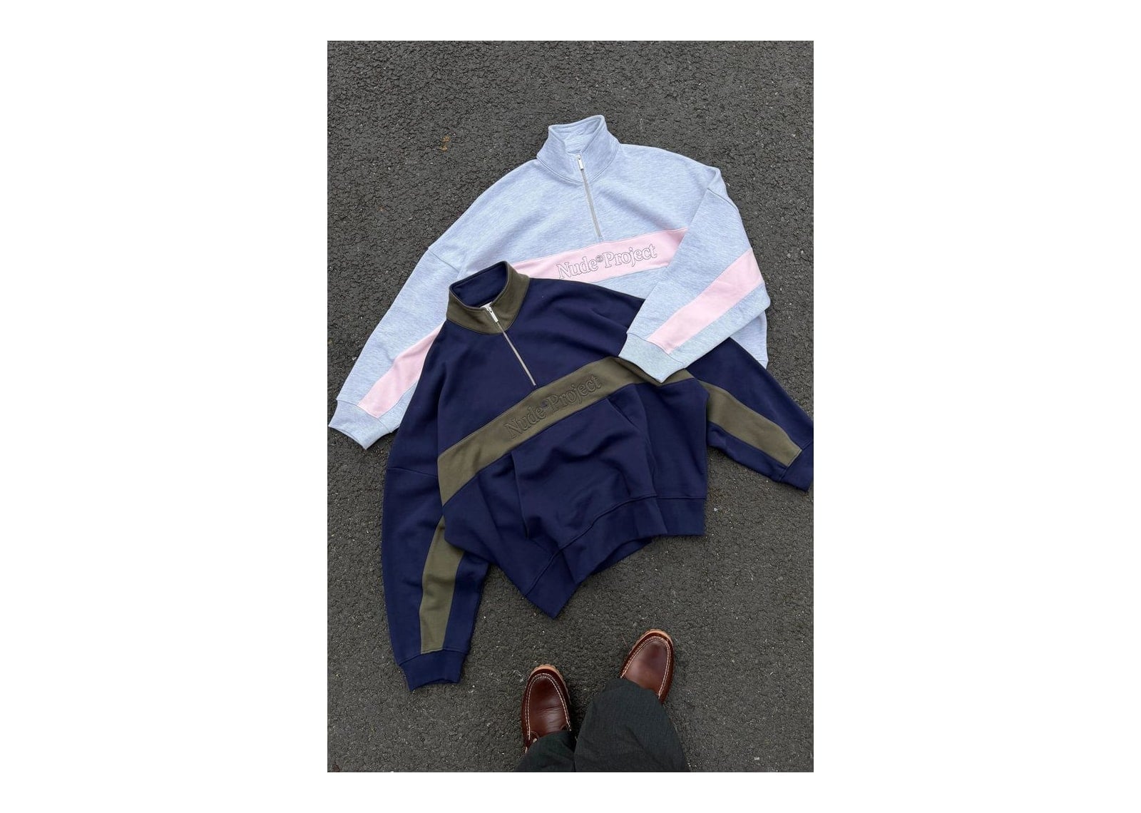 Nude Project Idol Quarter-Zip Navy - görsel 9