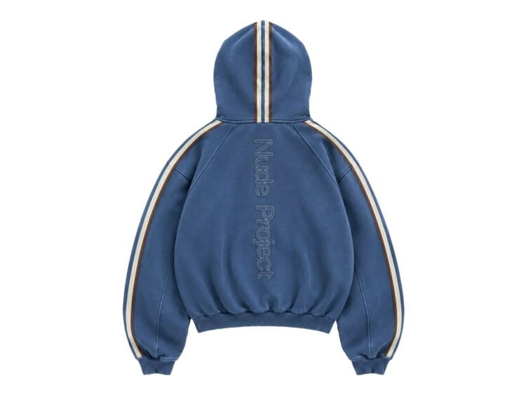 Nude Project IT Zip-Up Hoodie Blue
