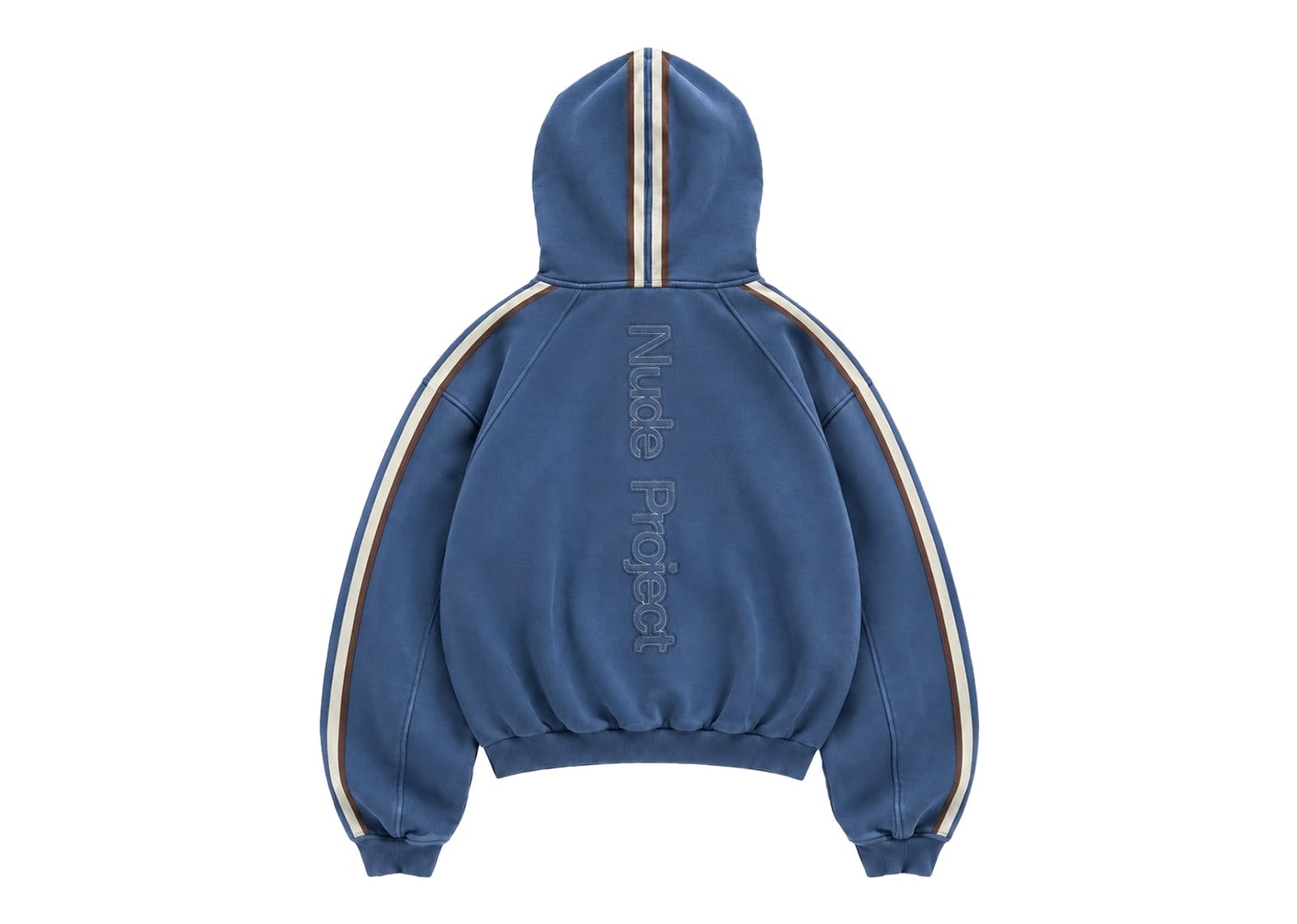 Nude Project IT Zip-Up Hoodie Blue