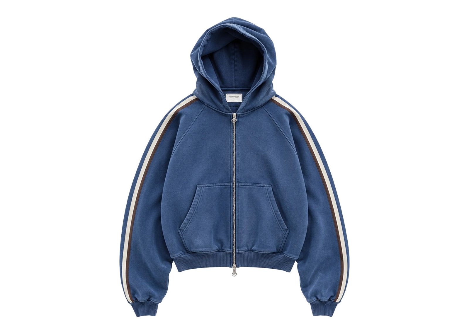 Nude Project IT Zip-Up Hoodie Blue - görsel 3