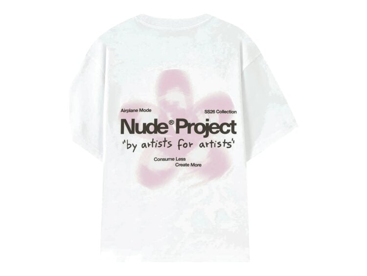 Nude Project Jave Tee White/Lilac
