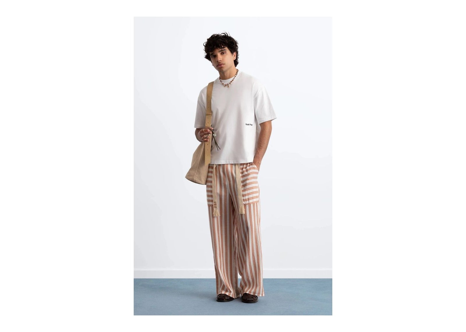 Nude Project Jave Tee White/Orange - görsel 6