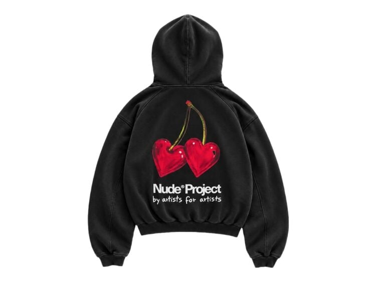 Nude Project Juicy Cherry Hoodie Black