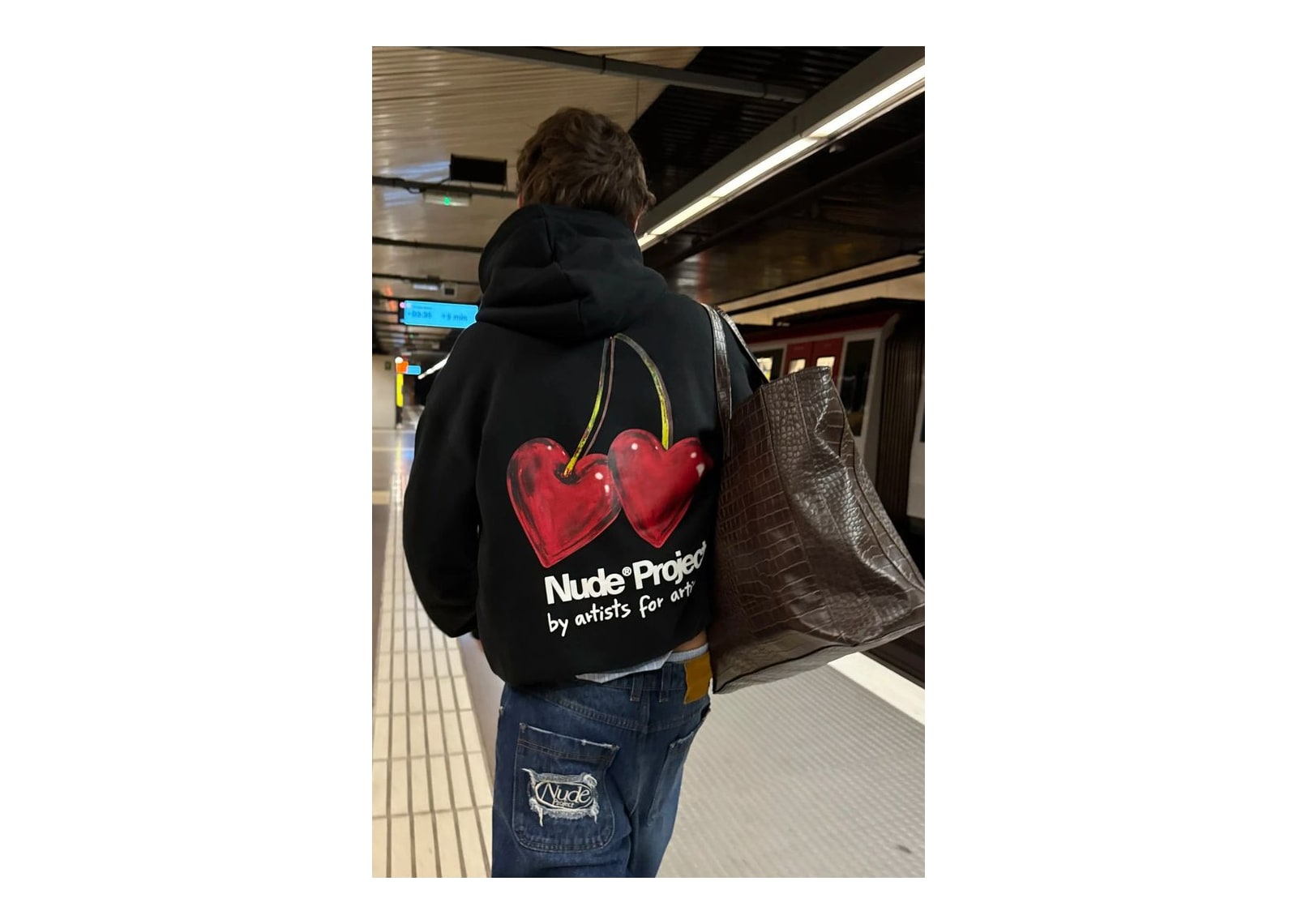 Nude Project Juicy Cherry Hoodie Black - görsel 2
