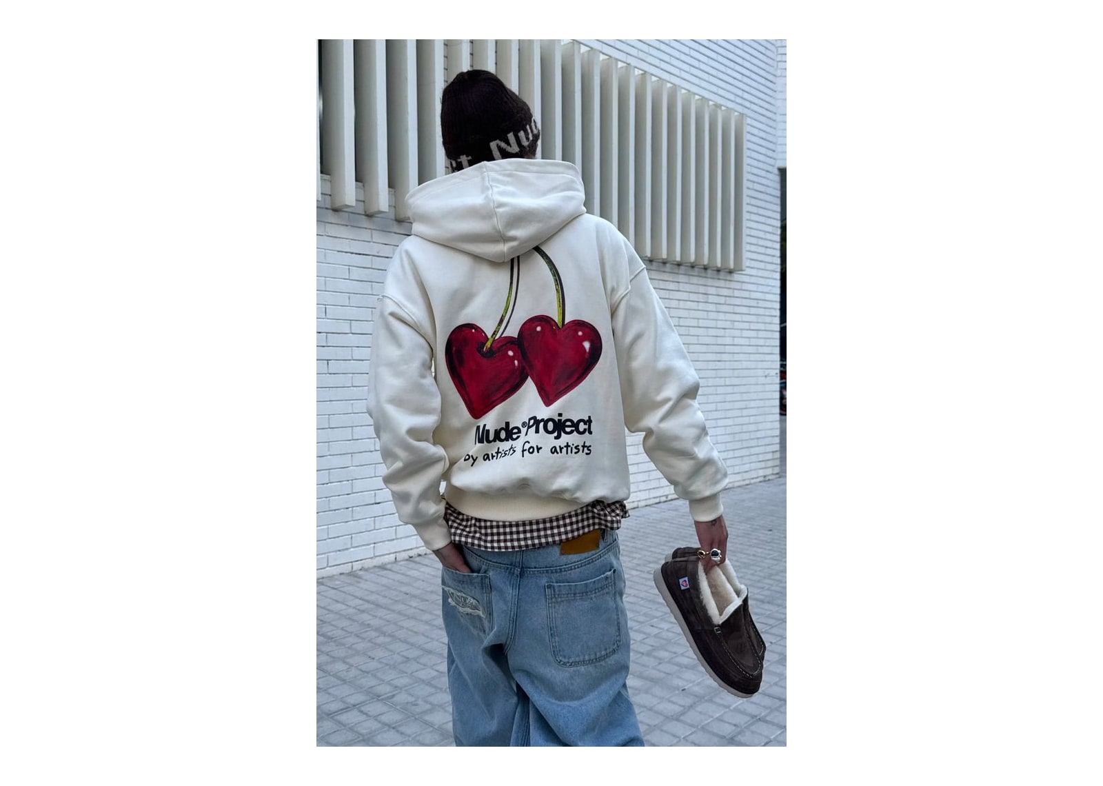 Nude Project Juicy Cherry Hoodie Marshmallow - görsel 2