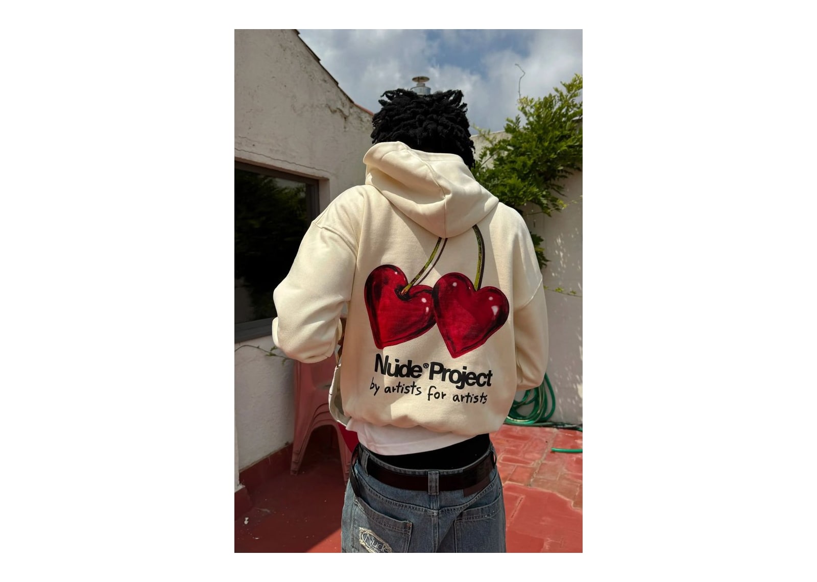 Nude Project Juicy Cherry Hoodie Marshmallow - görsel 5