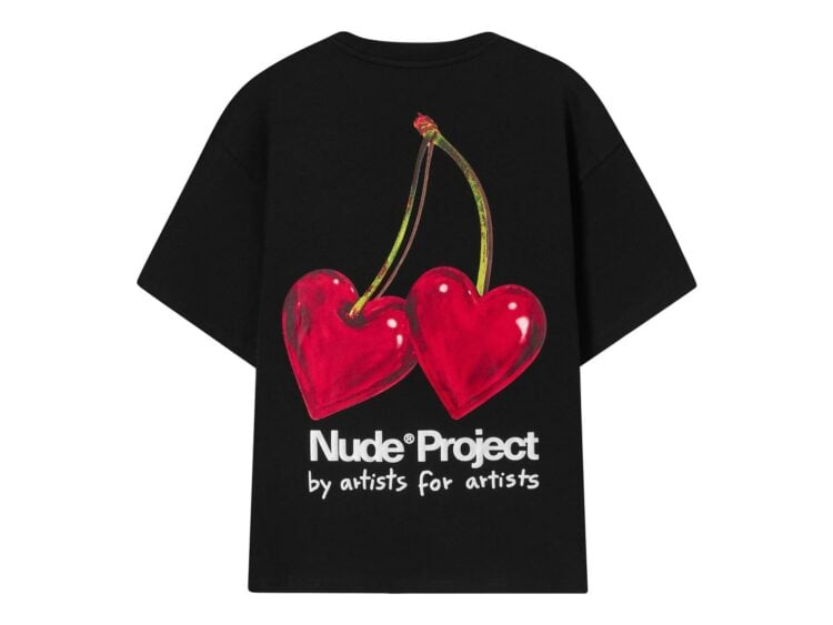 Nude Project Juicy Cherry Tee Black