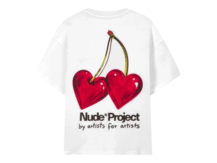 Nude Project Juicy Cherry Tee White