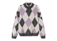 Nude Project Juliet Quarter-Zip Knit Sweater Purple