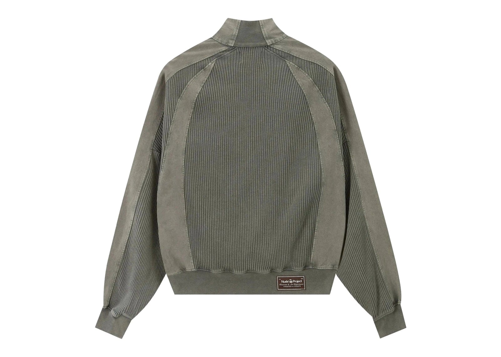 Nude Project Kai Zip-Up Jacket Olive - görsel 3