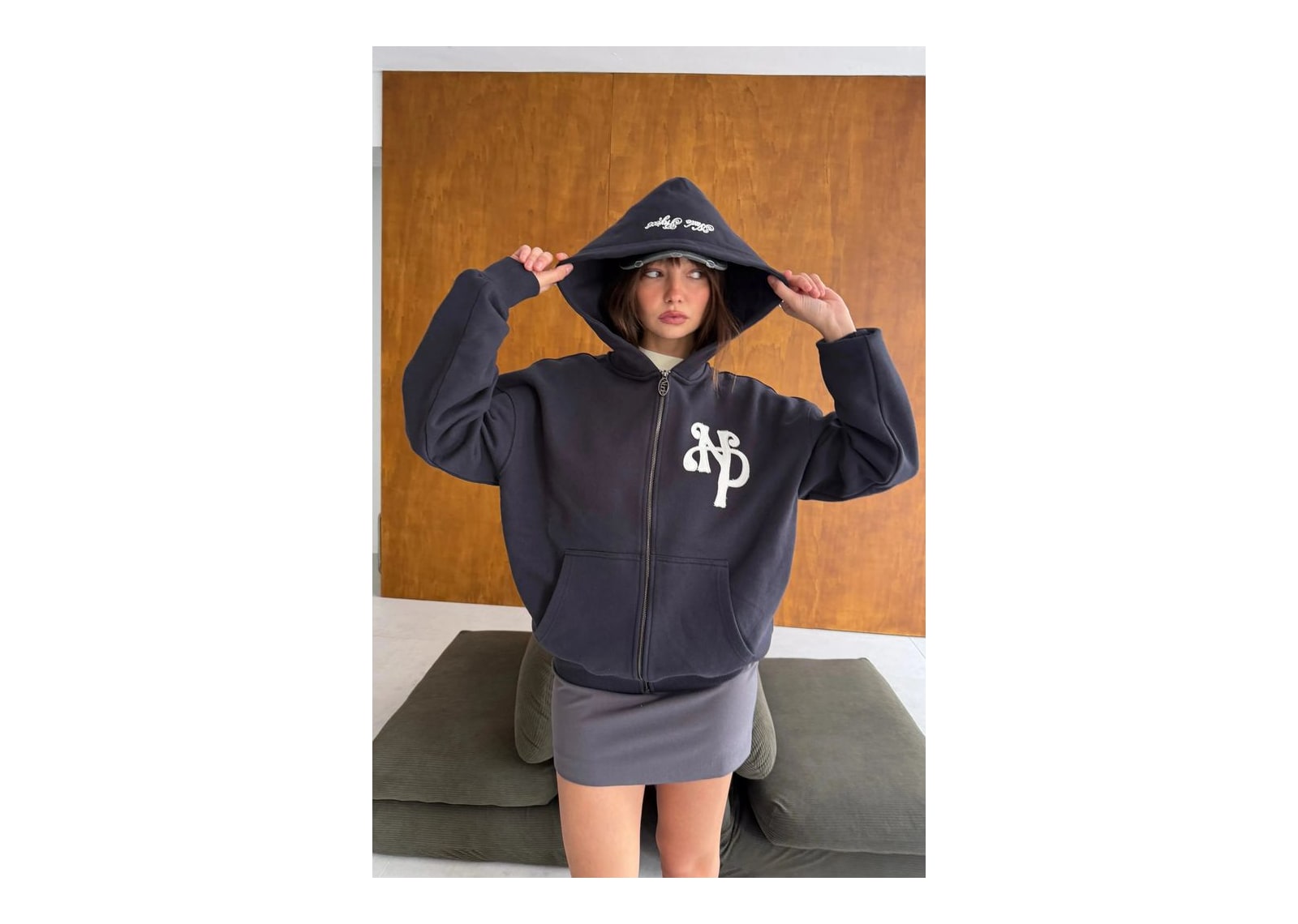 Nude Project Kill Bill Zip-Up Hoodie Ash - görsel 9