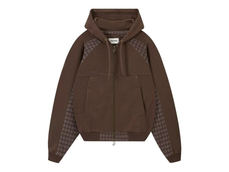 Nude Project Kim Zip-Up Hoodie Brown