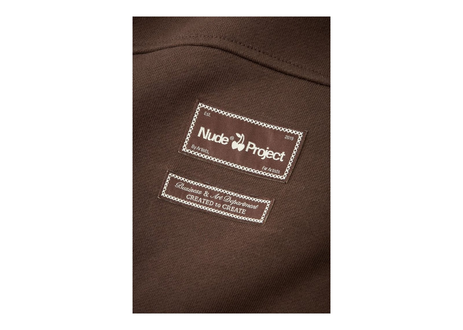 Nude Project Kim Zip-Up Hoodie Brown - görsel 5