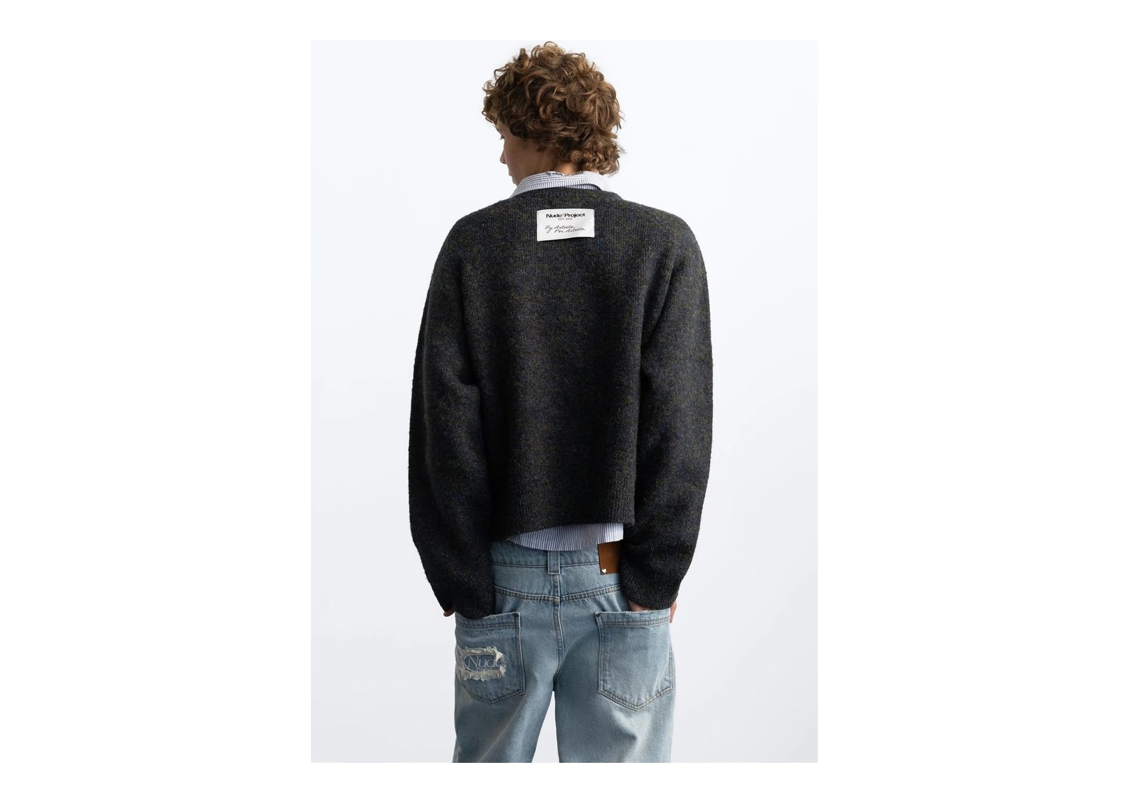Nude Project Le Marais Knit Sweater Ash - görsel 11