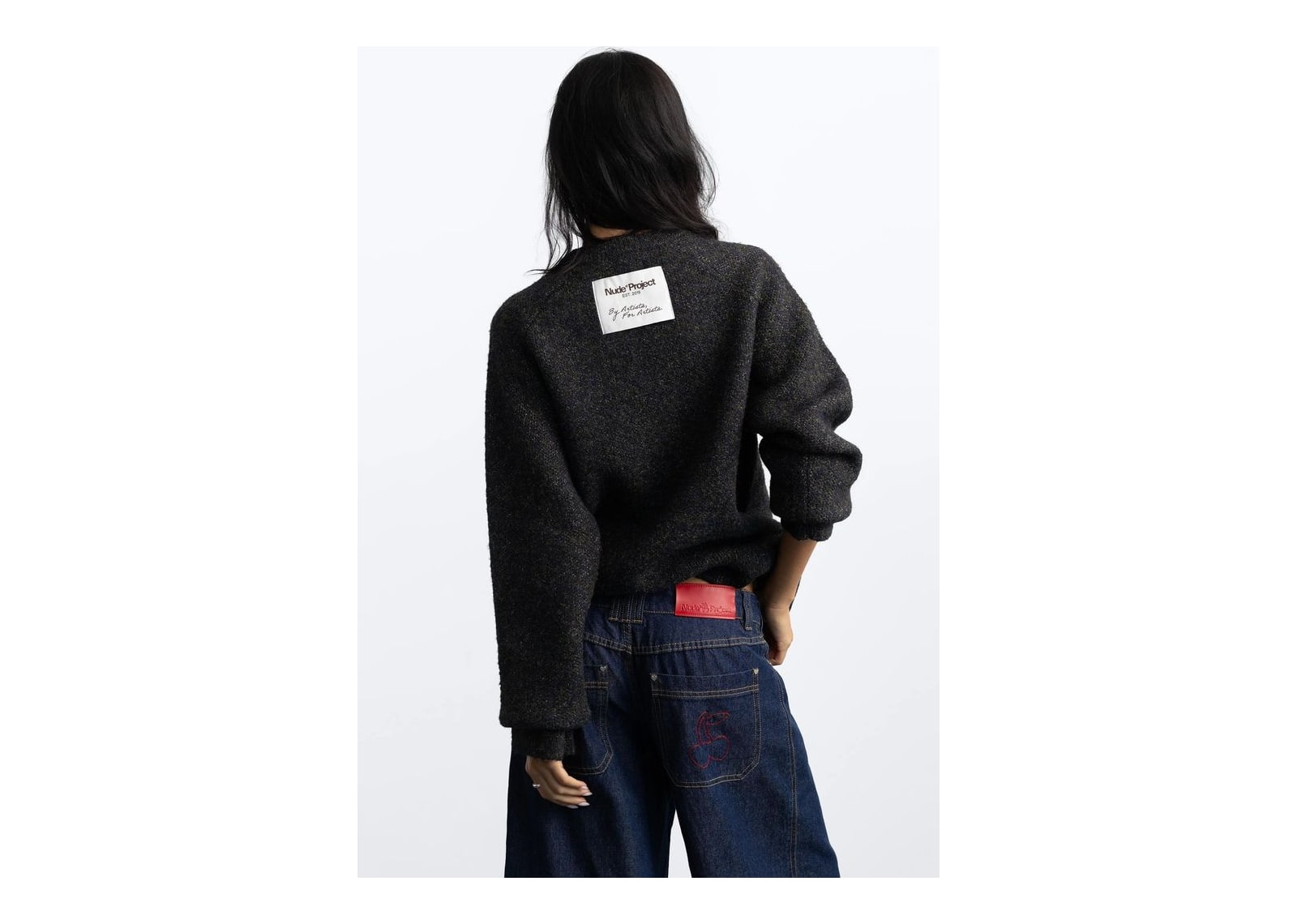 Nude Project Le Marais Knit Sweater Ash - görsel 5