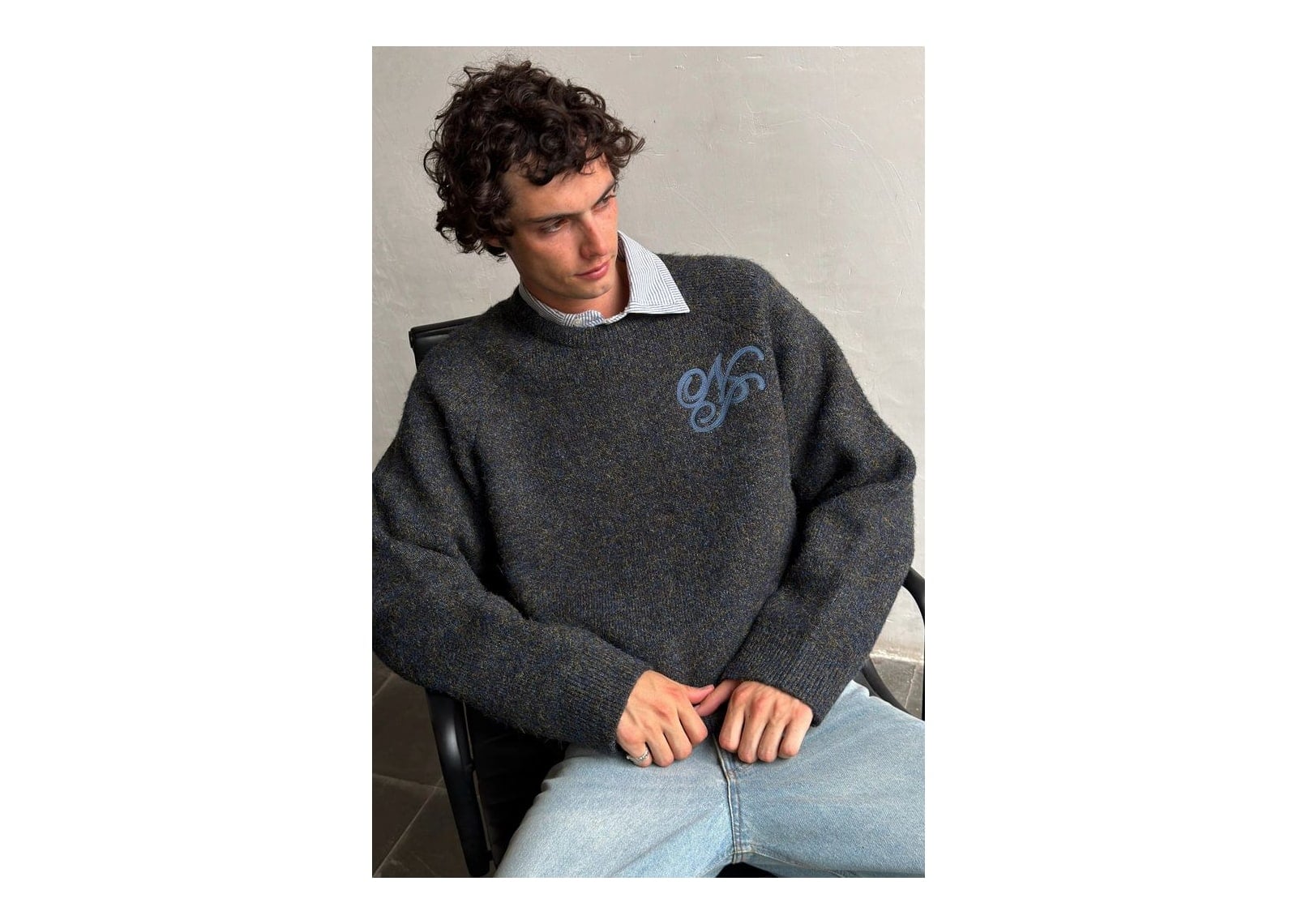 Nude Project Le Marais Knit Sweater Ash - görsel 7