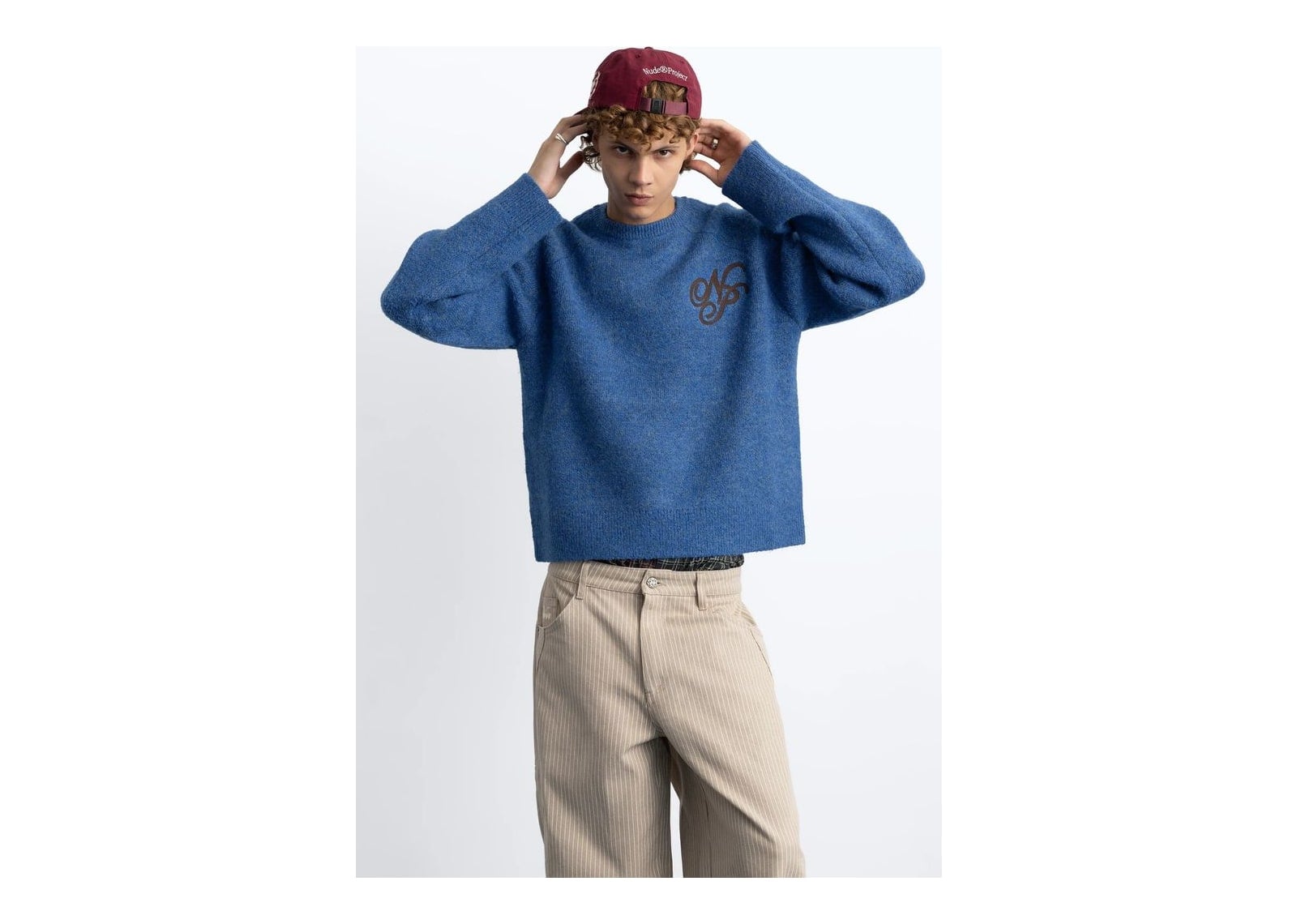 Nude Project Le Marais Knit Sweater Blue - görsel 2