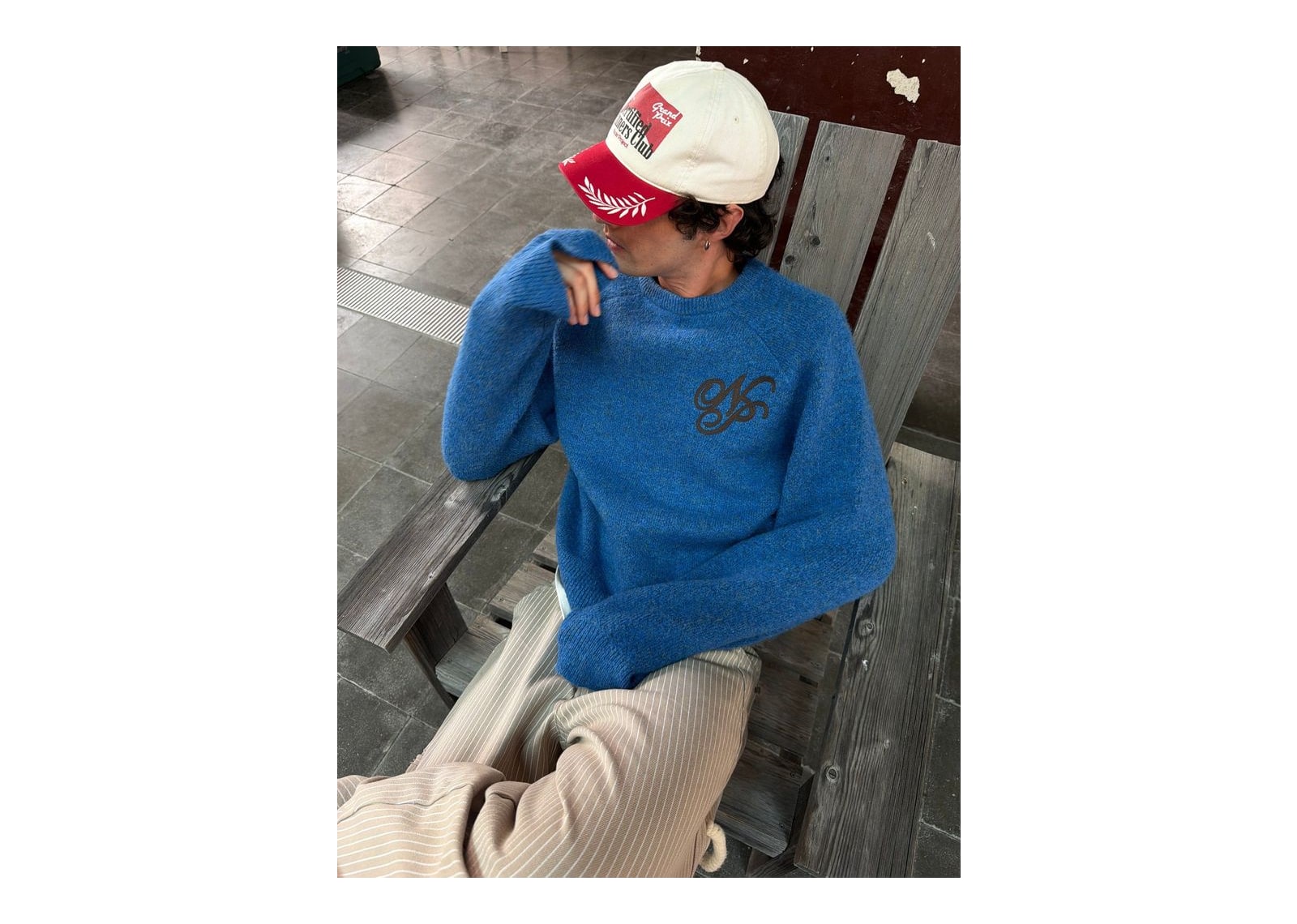 Nude Project Le Marais Knit Sweater Blue - görsel 8
