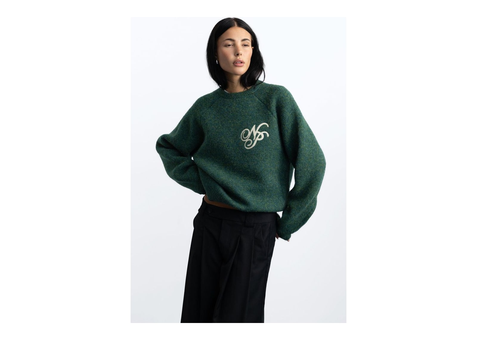 Nude Project Le Marais Knit Sweater Green - görsel 2