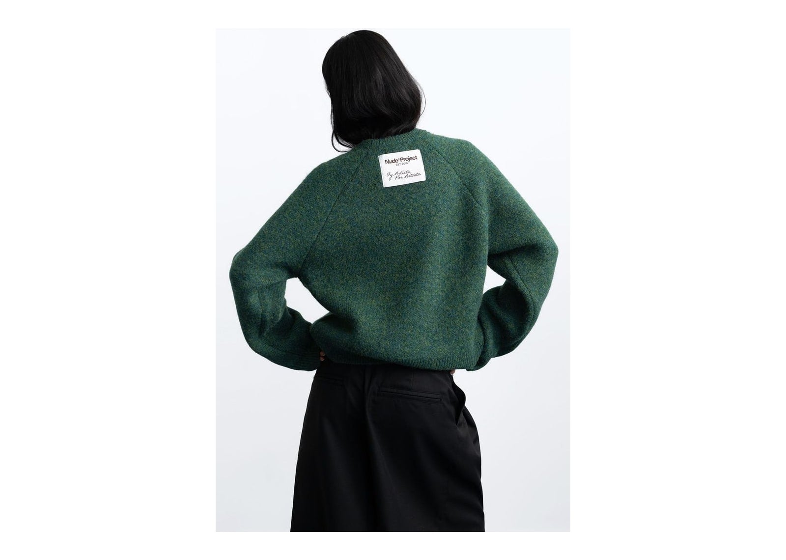 Nude Project Le Marais Knit Sweater Green - görsel 7