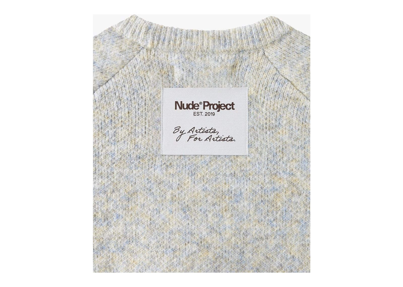 Nude Project Le Marais Knit Sweater Grey Melange - görsel 16